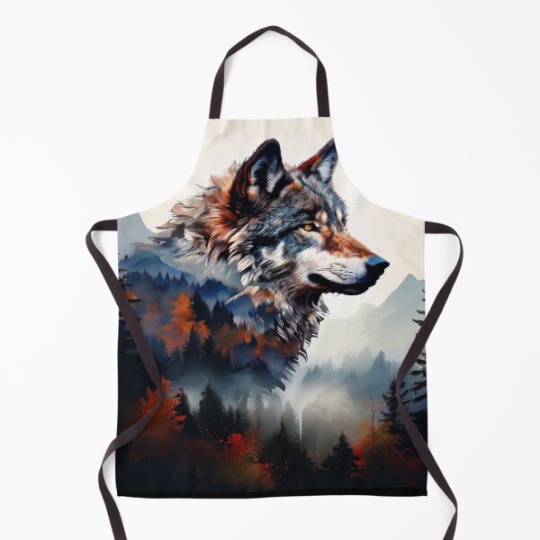 Item preview, Double Exposure Wolf in the Forest designed and sold by BirdsnStuff.