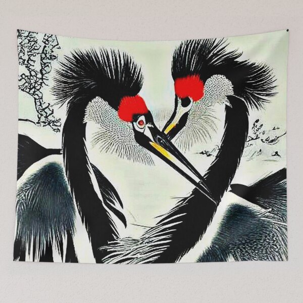 Item preview, Crowned Cranes designed and sold by George Hutton Hunter.