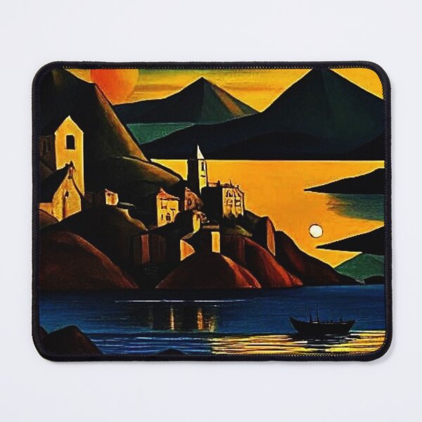 Item preview, Evening landscape by lake designed and sold by George Hutton Hunter.