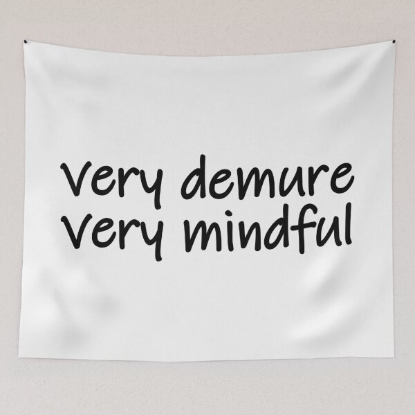Item preview, very demure, very mindful classy trendy cute designed and sold by RedCircleArt.