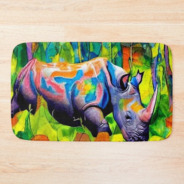 Item preview, Rhino reflecting foliage designed and sold by George Hutton Hunter.