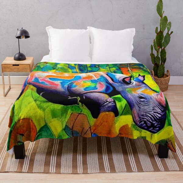 Item preview, Rhino reflecting foliage designed and sold by George Hutton Hunter.