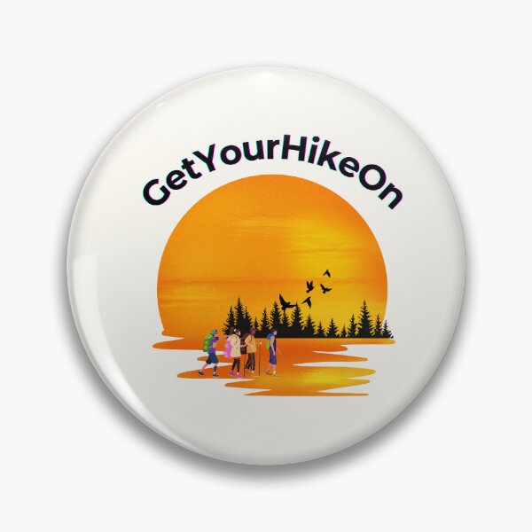 Item preview, Hiking Clipart. Nature Artwork, Sunset Hikers designed and sold by gloriamelrose.