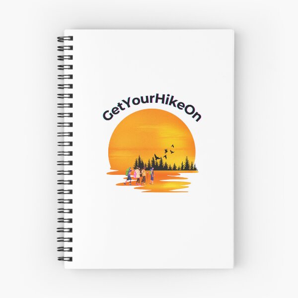 Item preview, Hiking Clipart. Nature Artwork, Sunset Hikers designed and sold by gloriamelrose.