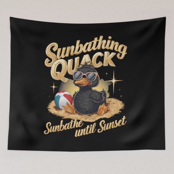 Item preview, Sunbathing duck designed and sold by JansenGS.