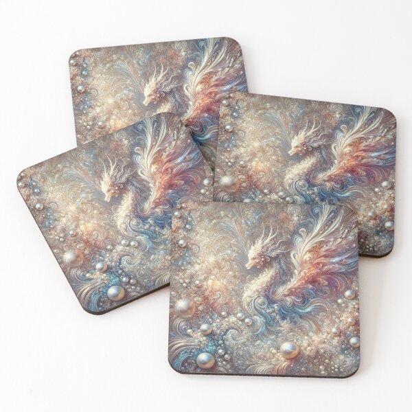 Item preview, Seahorse and Pearls - Dreamy Ocean Whispers designed and sold by LegademaArt.
