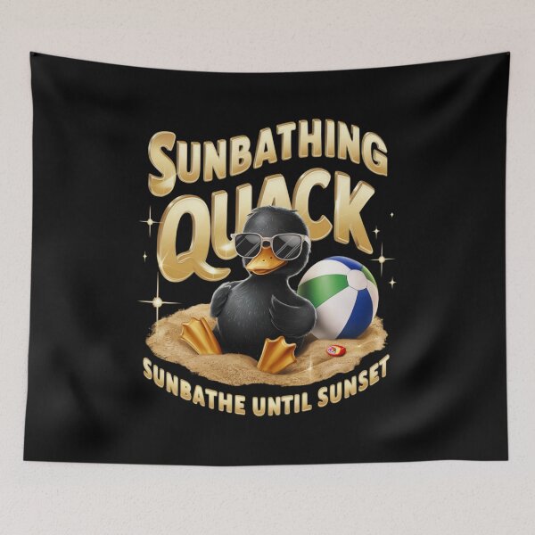 Item preview, Sunbathing duck designed and sold by JansenGS.