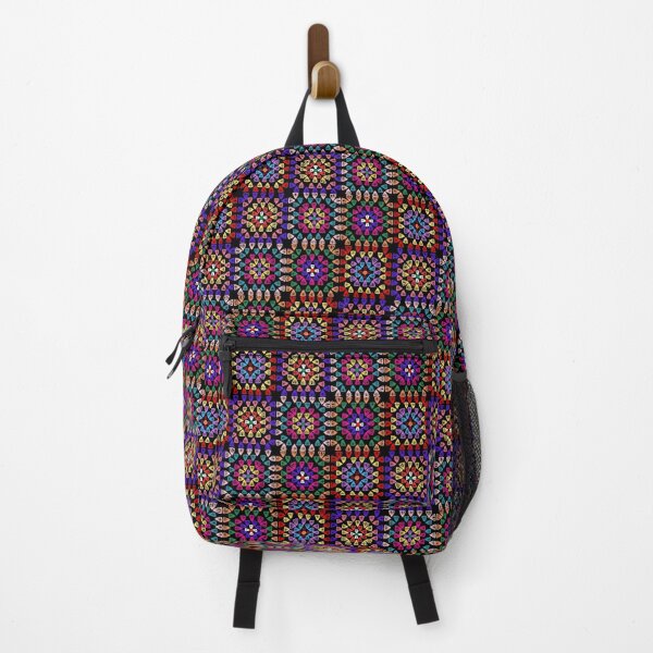Item preview, Crochet Granny Squares Print. Repeating Tile Pattern  designed and sold by gloriamelrose.