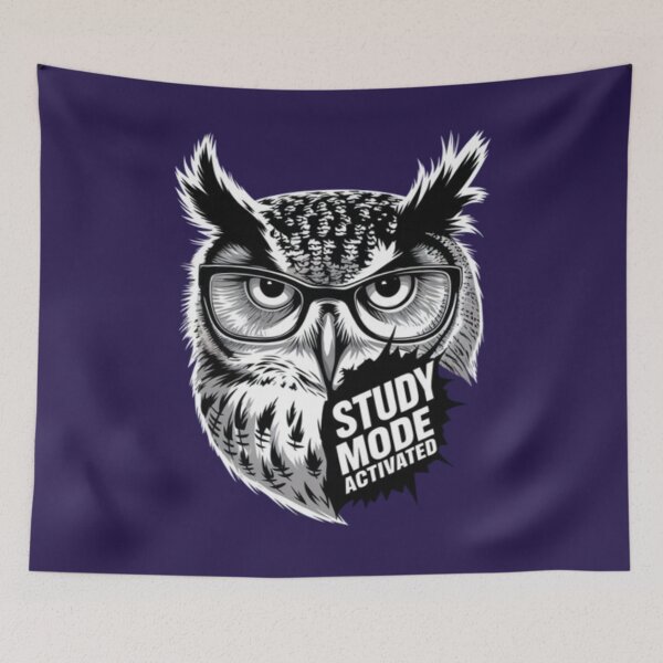 Item preview, OWL STUDY MODE ACTIVATED designed and sold by 123ks.