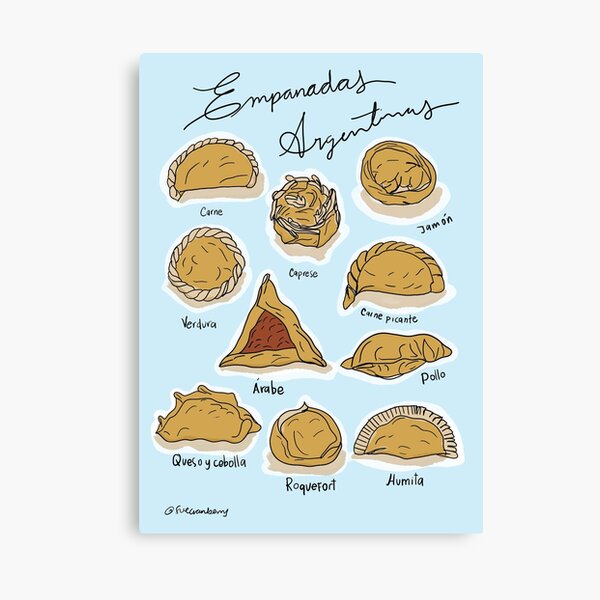 Item preview, Argentine Empanadas designed and sold by Pretty Postcards.