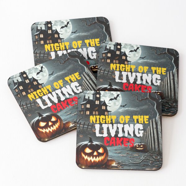 Item preview, Night of the Living Cakes: Spooky Halloween Horror designed and sold by McZerrill.