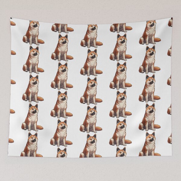 Item preview, Friendly Red Akita  designed and sold by Artcurrents.