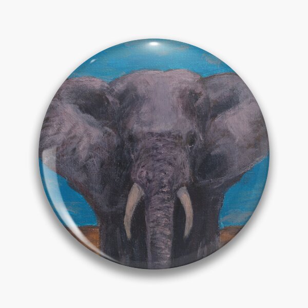 Artikelvorschau, Elefant in Acrylfarbe entworfen und verkauft von alfietreloarart.