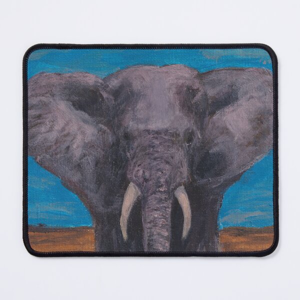 Artikelvorschau, Elefant in Acrylfarbe entworfen und verkauft von alfietreloarart.