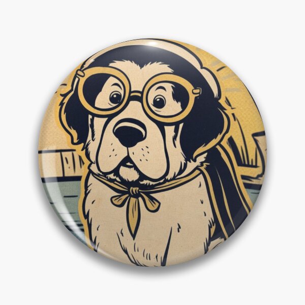Item preview, Old-School St Bernard Comic Art designed and sold by NeatThingLover.