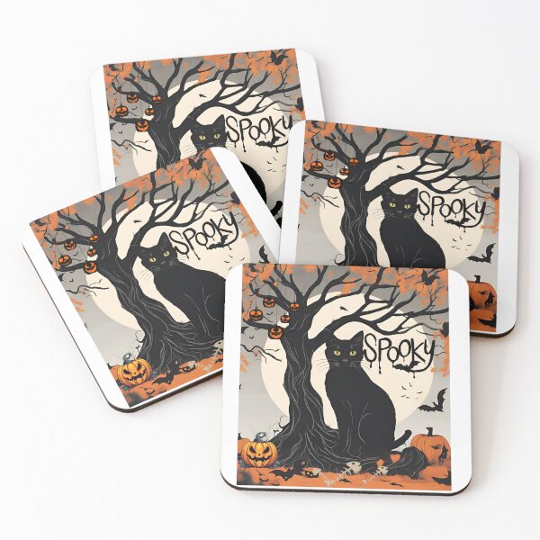 Item preview, Spooky Black Cat designed and sold by Divinetee.