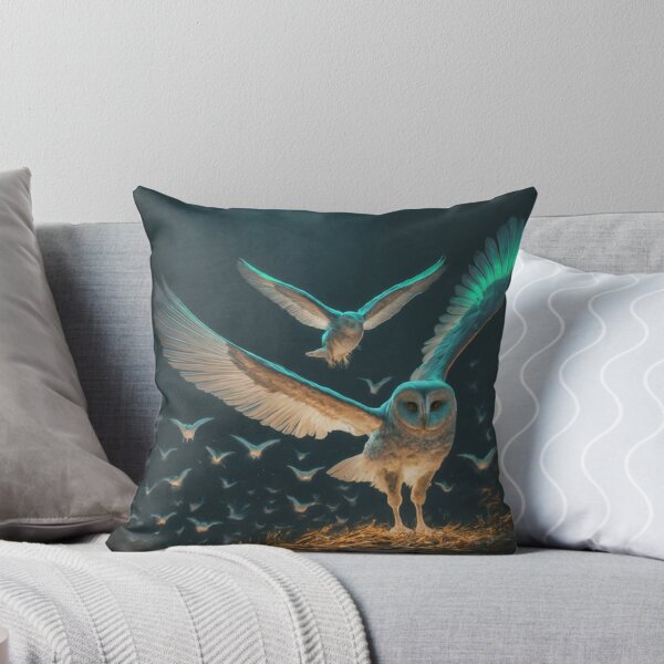 Item preview, Owl Pair on a Night Branch designed and sold by BestArtByArvind.