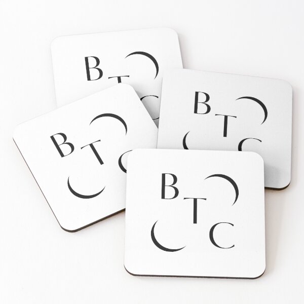 Item preview, Bitcoin, BTC black style opposing crescents designed and sold by Bitcoinomnis.