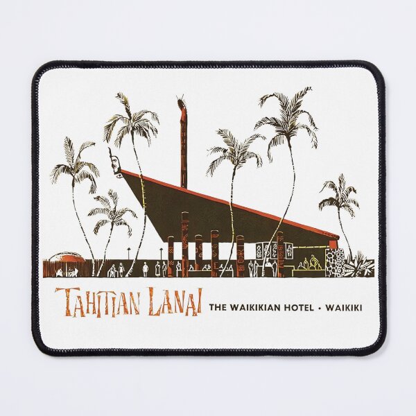 Item preview, Vintage Hawaii - Tahitian Lanai bar / Waikikian Hotel designed and sold by retropetrol.