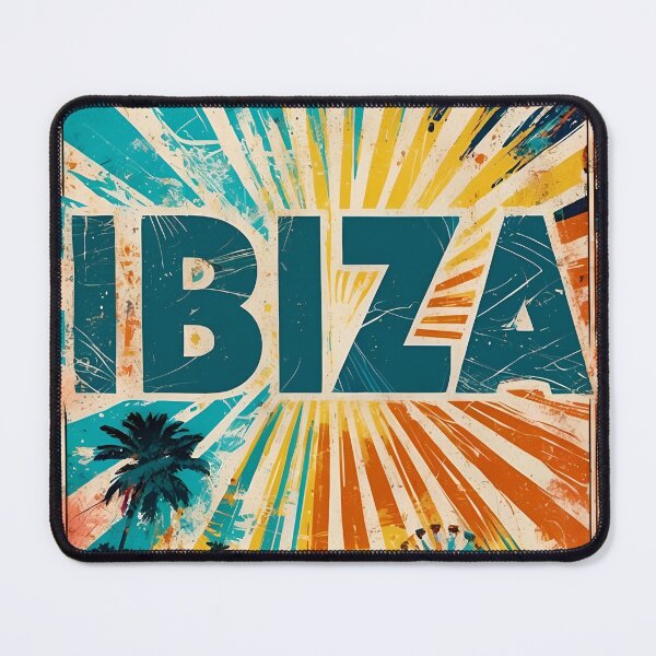 Item preview, Vintage Ibiza Illustration designed and sold by Ceemko's Vintage Corner.
