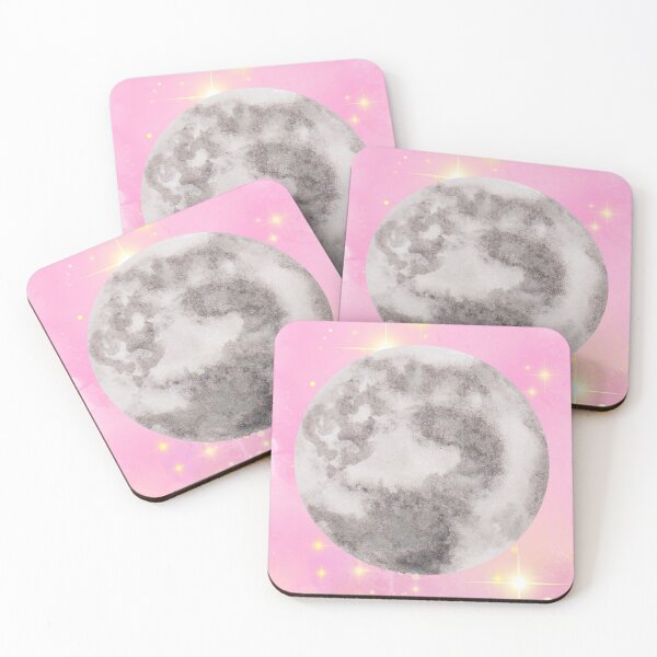 Item preview, Mystical Pink Full Moon Phase designed and sold by WildWoodlandWitch.