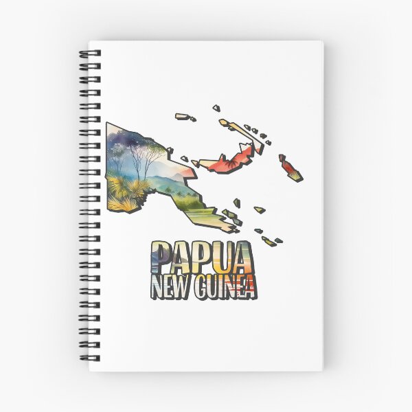 Item preview, Papua New Guinea watercolor map designed and sold by Motivburg.