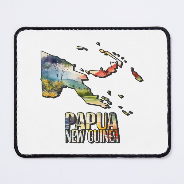Item preview, Papua New Guinea watercolor map designed and sold by Motivburg.