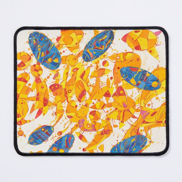 Item preview, six amoebas designed and sold by Anselm-Art.