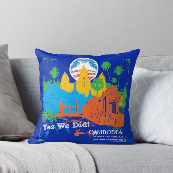 Item preview, Vintage throwback Obama Democrats Abroad Cambodia design designed and sold by Peregrinus Creative.