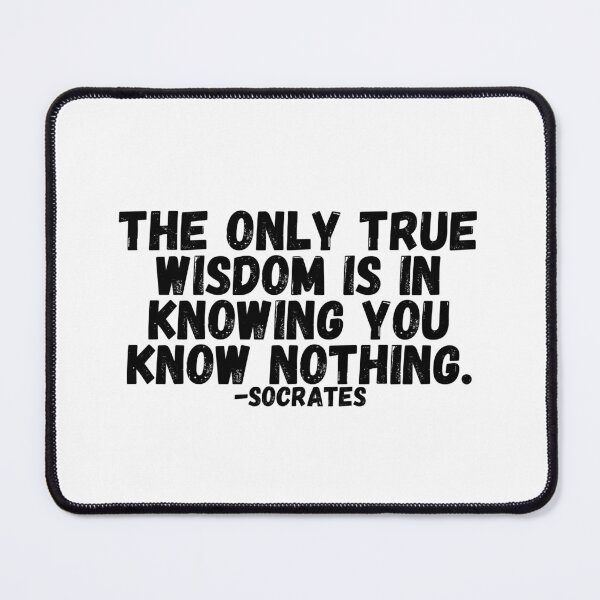 Item preview, Socrates - The Only True Wisdom Is In Knowing You Know Nothing. designed and sold by CharmStudio.