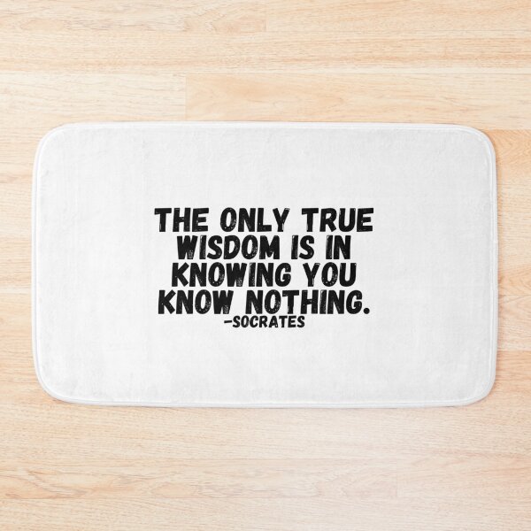 Item preview, Socrates - The Only True Wisdom Is In Knowing You Know Nothing.  designed and sold by CharmStudio.