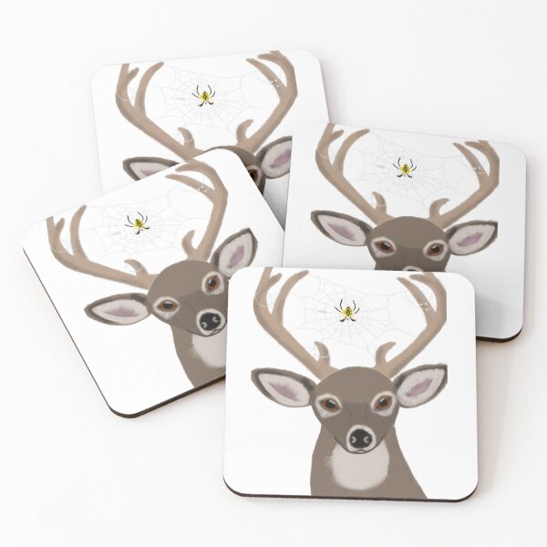 Item preview, Deer with Spider Design 2 designed and sold by Kittylunarcraft.