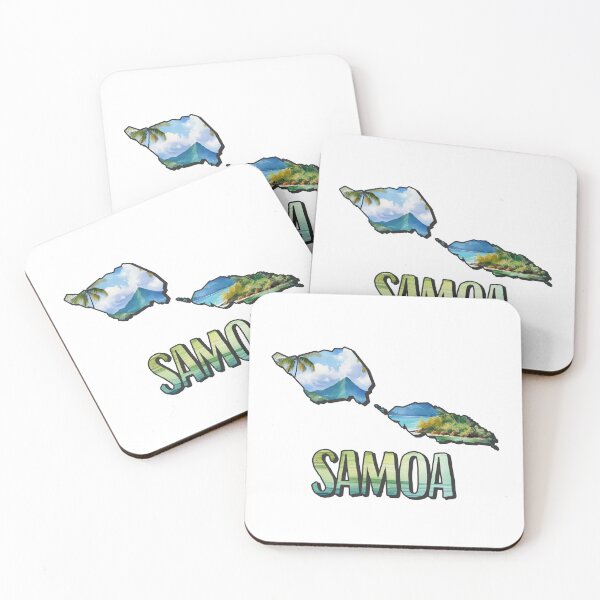 Item preview, Samoa watercolor map designed and sold by Motivburg.