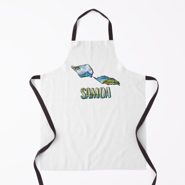 Item preview, Samoa watercolor map designed and sold by Motivburg.