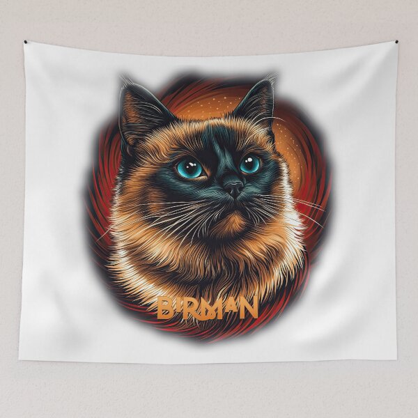Item preview, Poster Prints T-Shirt Design - Cat Breeds: Birman designed and sold by ForeverPrintsOK.