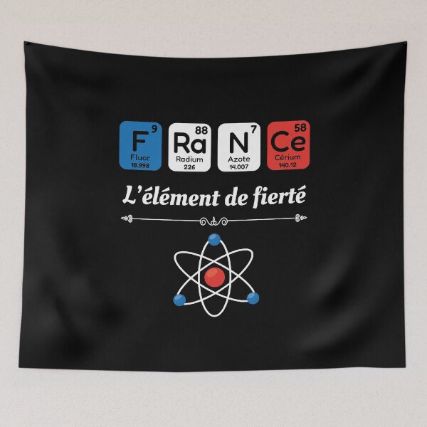 Item preview, France élément de fierté Cadeau Physique Chimie : Cadeau Drôle pour les profs de physique et chimie designed and sold by thegiftedadult.