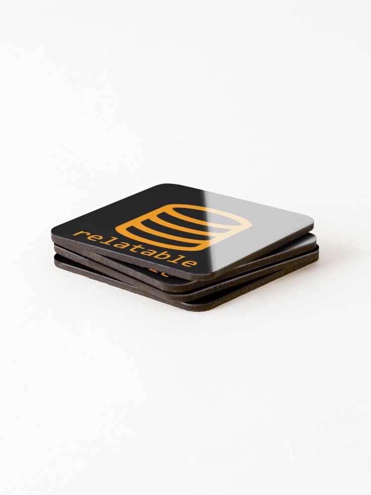Thumbnail 4 of 5, Coasters (Set of 4), SQL Relatable Pun IT Humor designed and sold by FriedByDesign.