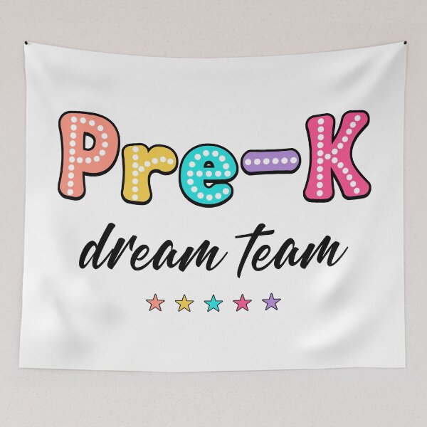 Item preview, Pre-K Dream Team Preschool Teacher First Day of School  designed and sold by Blok45.