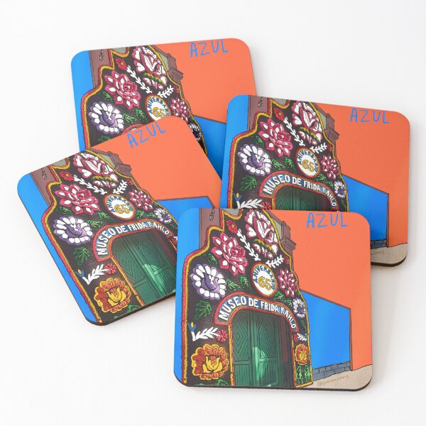 Item preview, Frida's Blue House designed and sold by Pretty Postcards.
