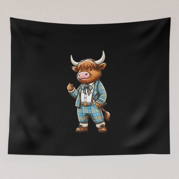 Item preview, Scottish Hairy Highland Cow designed and sold by Azrora.