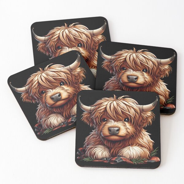 Item preview, Scottish Hairy Highland Cow designed and sold by Azrora.