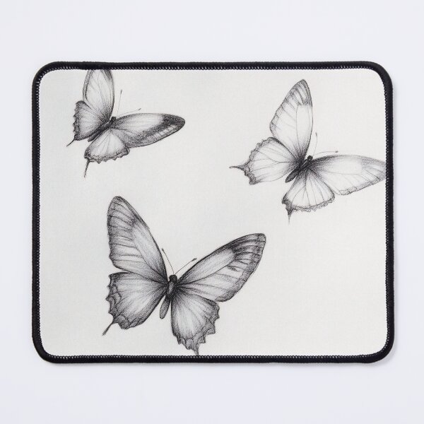 Item preview, Black and white monarch butterfly pencil drawing designed and sold by Pencil-Art.