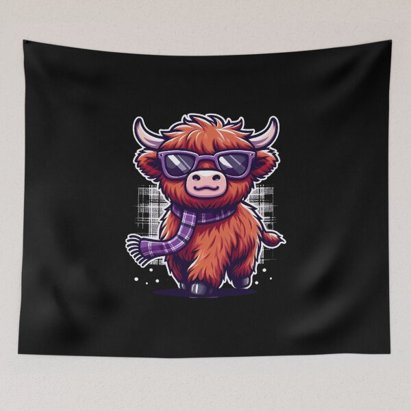 Item preview, Scottish Hairy Highland Cow designed and sold by Azrora.