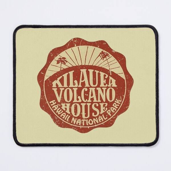Item preview, Vintage Hawaii - Kilauea Volcano House Hotel - travel worn, aged finish. designed and sold by retropetrol.