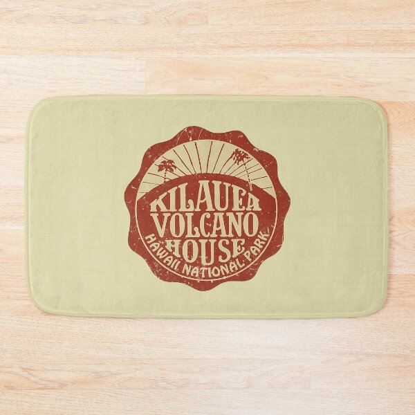 Item preview, Vintage Hawaii - Kilauea Volcano House Hotel - travel worn, aged finish. designed and sold by retropetrol.