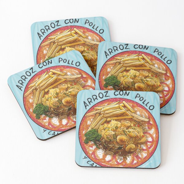 Item preview, Rice with Chicken and Shrimp designed and sold by Pretty Postcards.