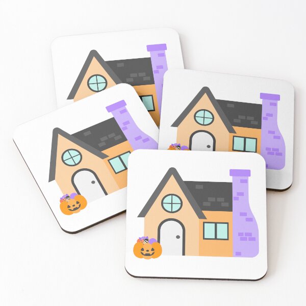 Item preview, Hand drawn cute Halloween Decorated House designed and sold by nuchz.