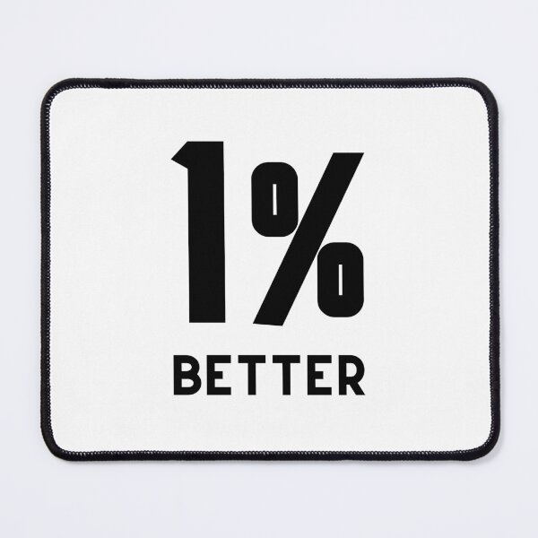 Item preview, One Percent Better, Fun Gym Motivation Workout designed and sold by GardenistaShop.