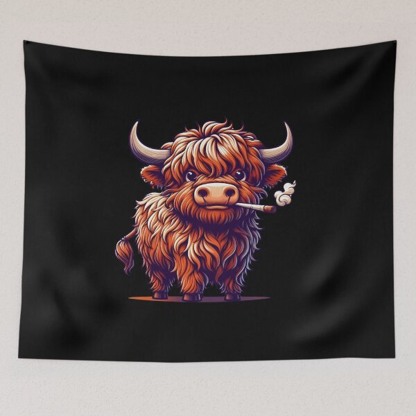 Item preview, Scottish Hairy Highland Cow designed and sold by Azrora.