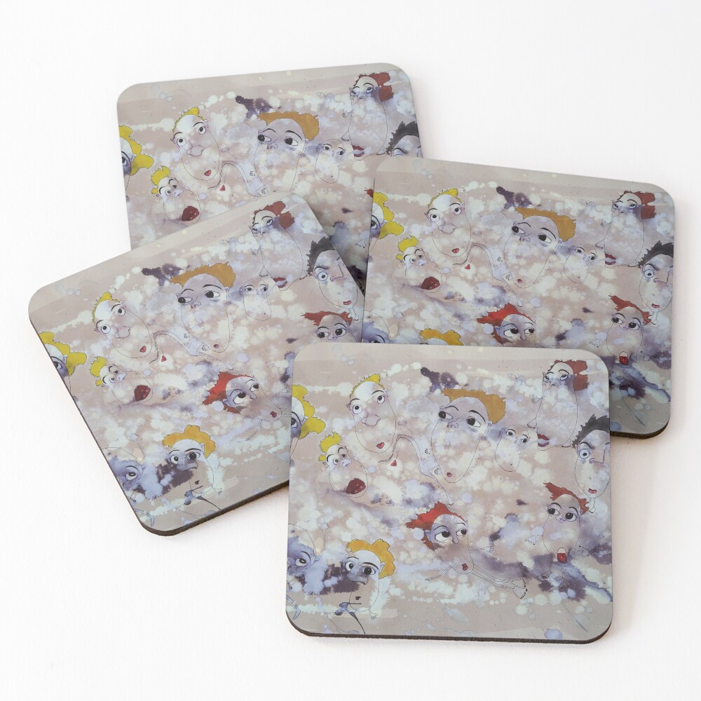 Item preview, Coasters (Set of 4) designed and sold by Rorschach68.